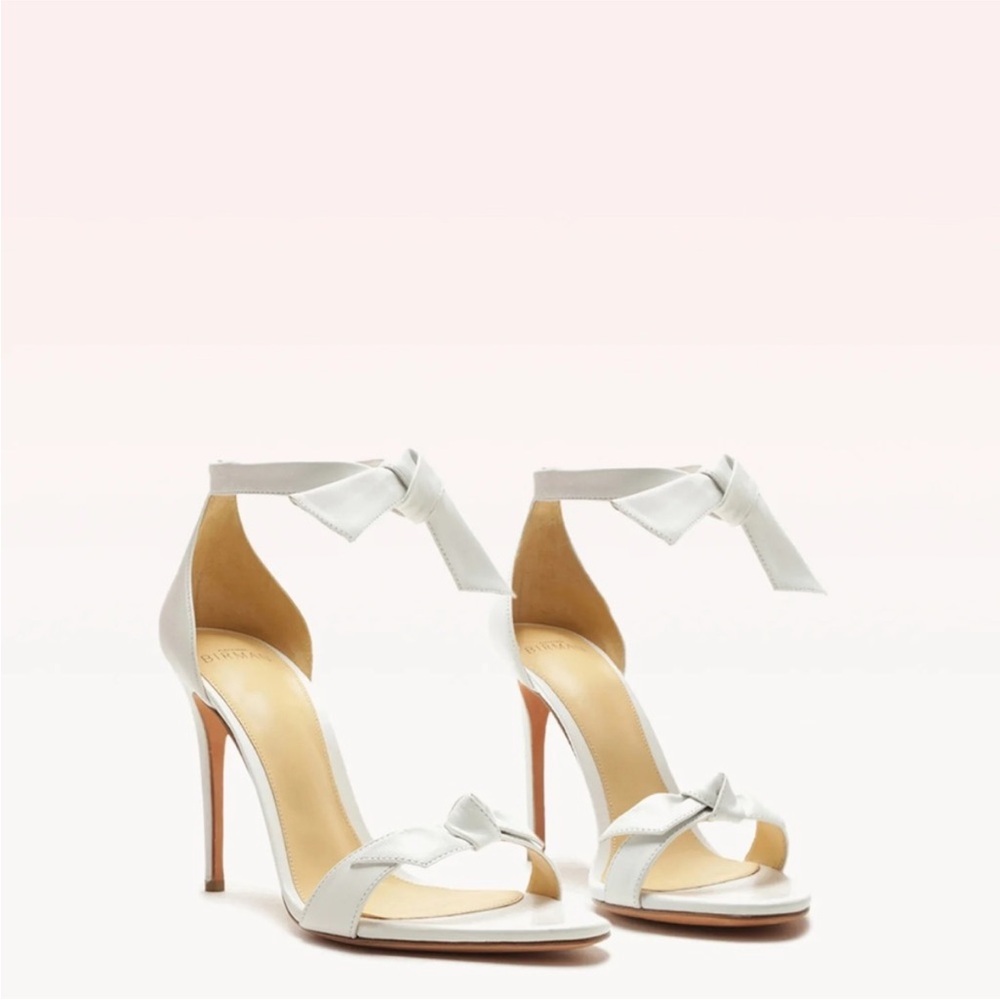 ✨Alexandre Birman Clarita 75 Nappa Soft White - Sz 39.5✨